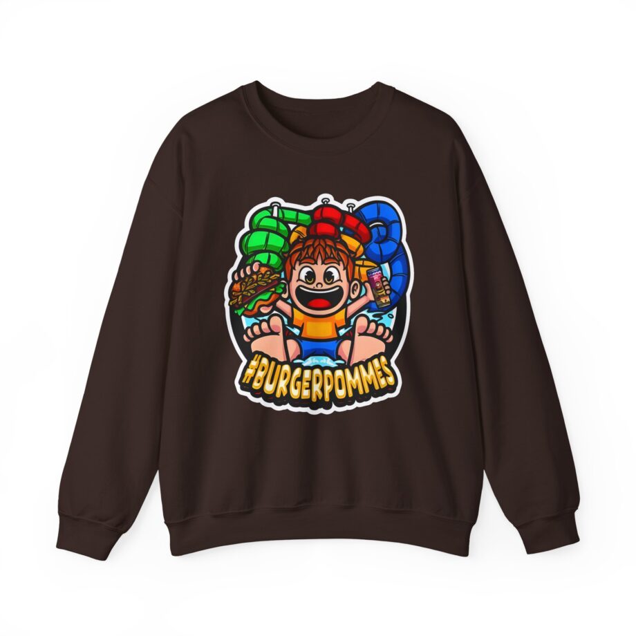 Burger Pommes Unisex Heavy Blend™ Crewneck Sweatshirt
