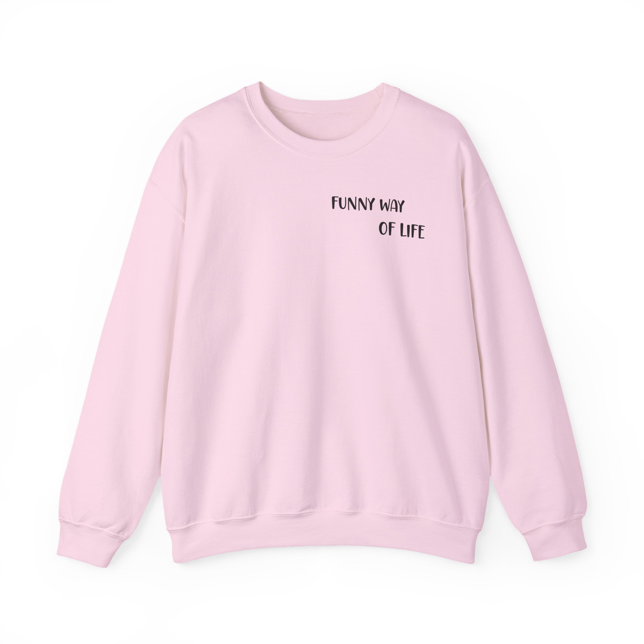 Riderkoo Funny Way of Life Unisex Heavy Blendâ„¢ Crewneck Sweatshirt