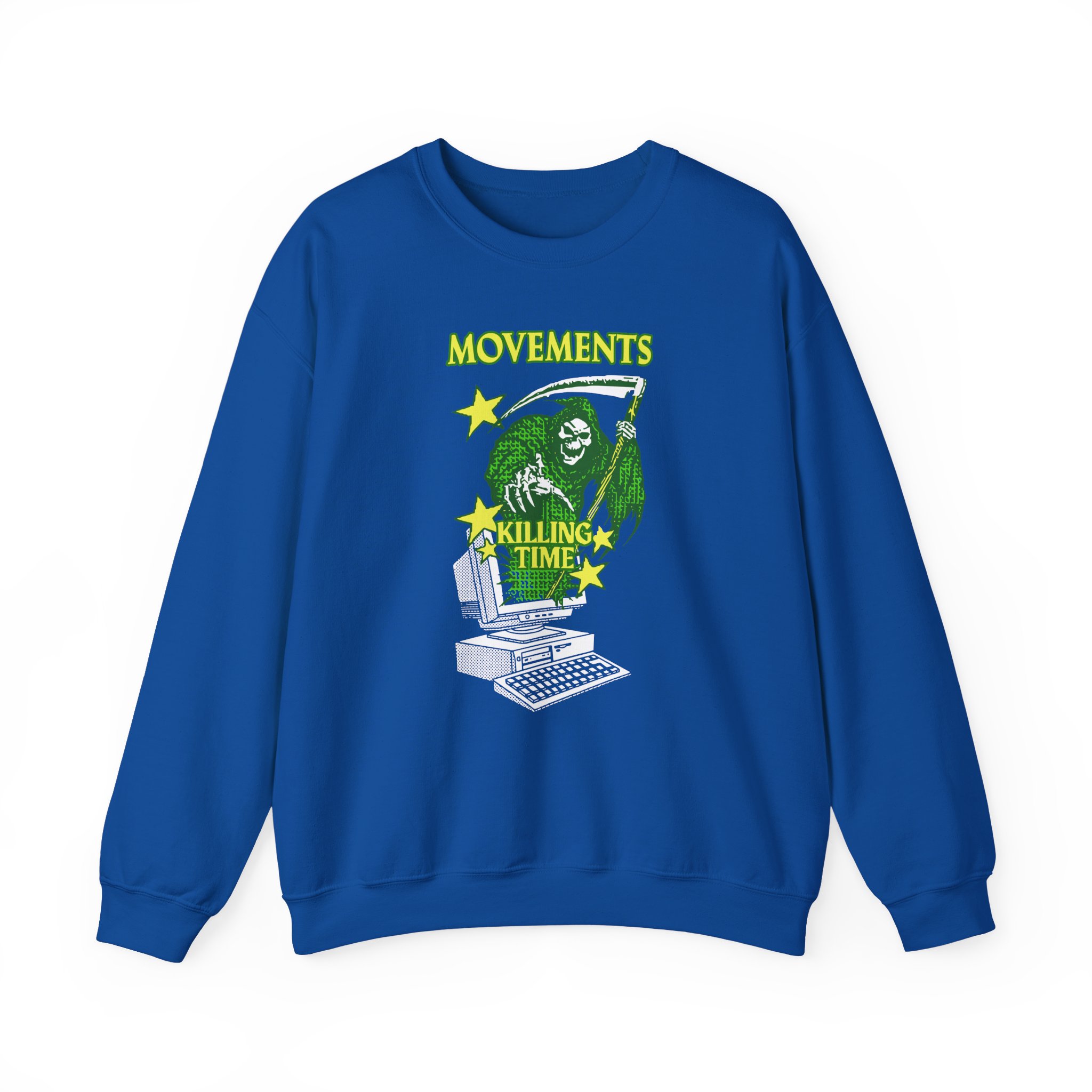 Movements Killing Time Grim Reaper Unisex Heavy Blendâ„¢ Crewneck Sweatshirt