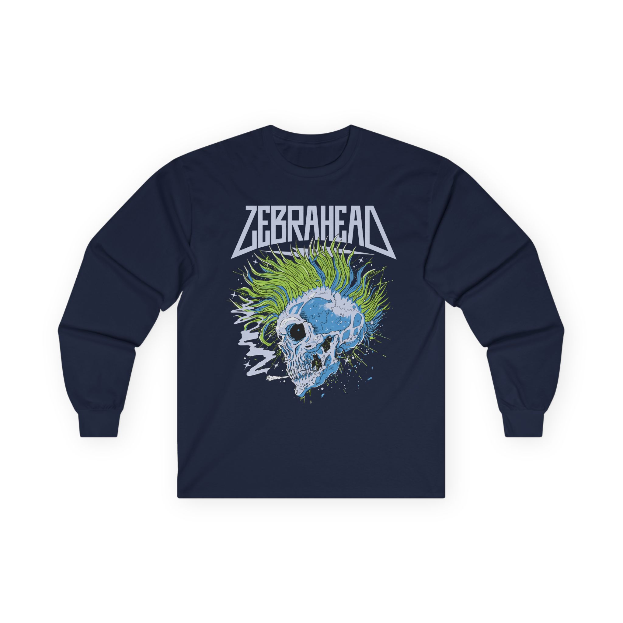 Zebrahead Skull Unisex Ultra Cotton Long Sleeve Tee