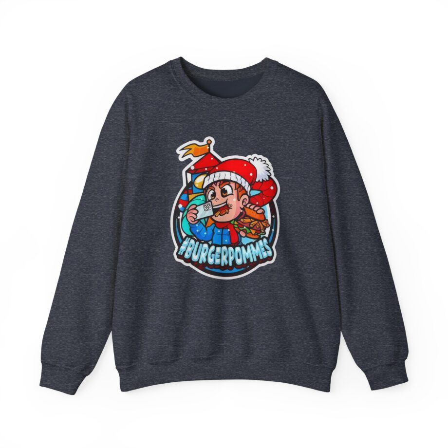 Burger Pommes Unisex Heavy Blend™ Crewneck Sweatshirt