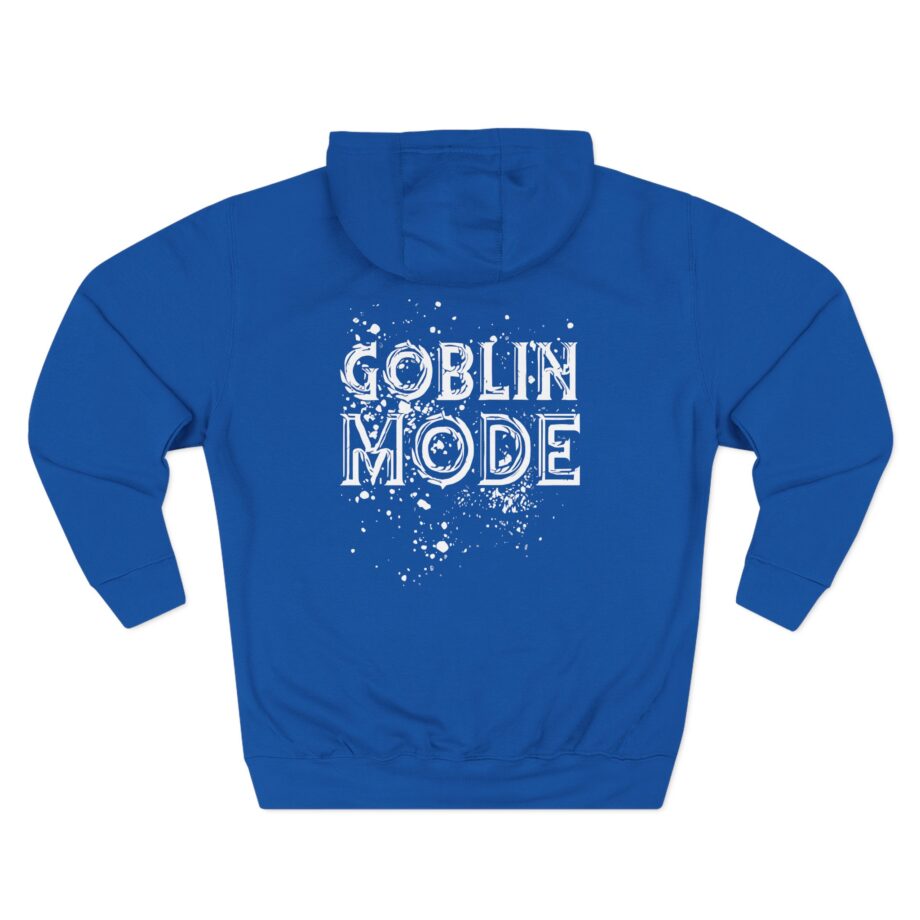 Nekrogoblikon Goblin Mode Raglan Three-Panel Fleece Hoodie