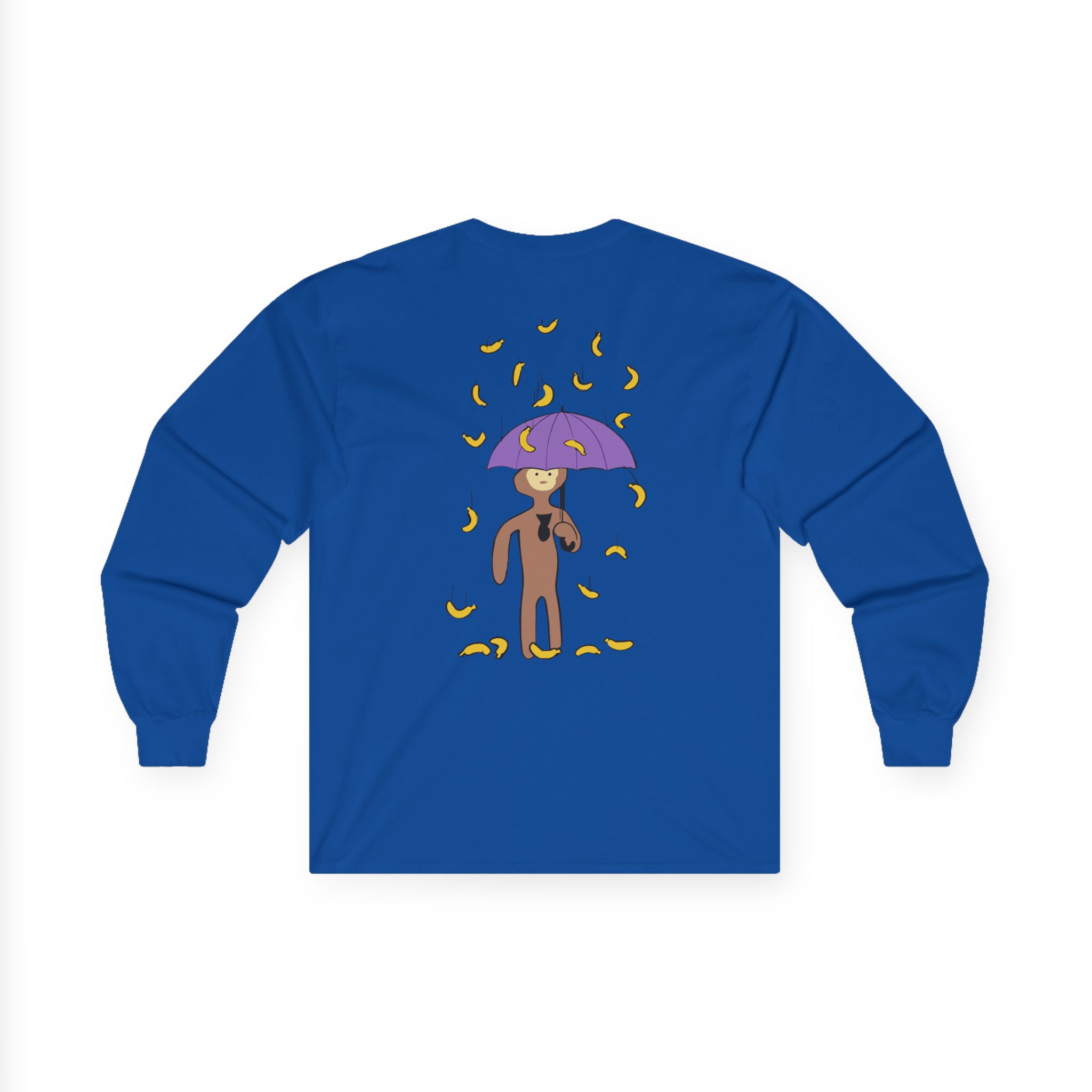 Spoonkid Raining Bananas Unisex Ultra Cotton Long Sleeve Tee