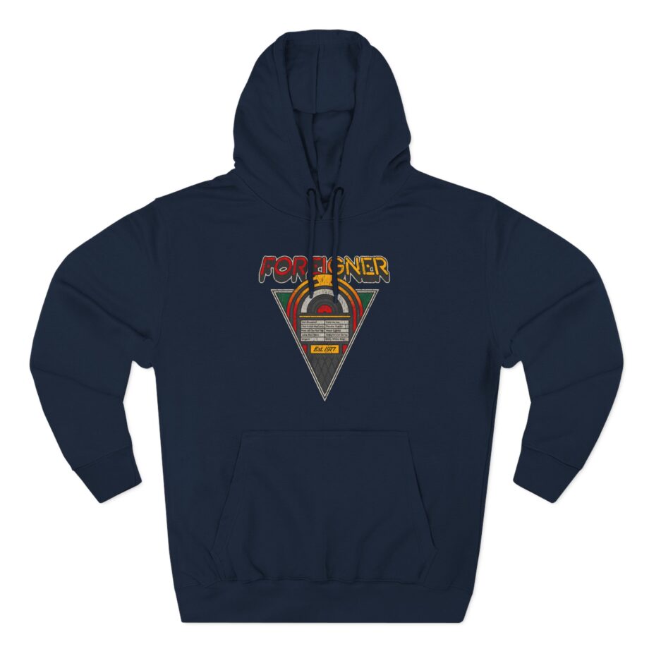 Foreigner Juke Box Three-Panel Fleece Hoodie