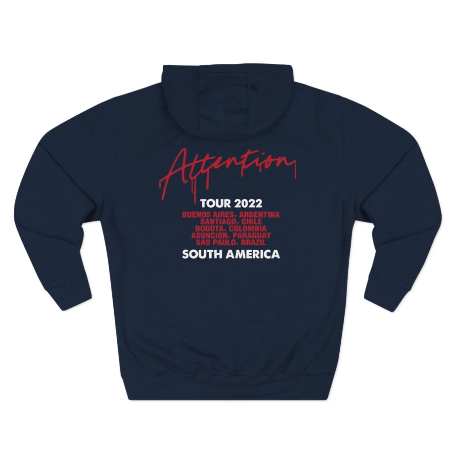 Miley Cyrus Serving Face South America Tour Three-Panel Fleece Hoodie