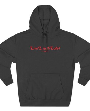 Life Lauge Lofe Three-Panel Fleece Hoodie