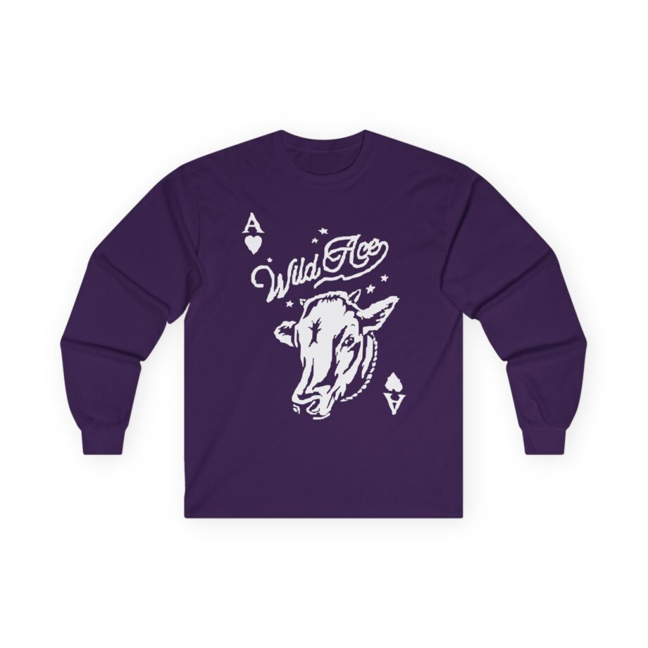 Kallmekris Wild Ace Knit Unisex Ultra Cotton Long Sleeve Tee