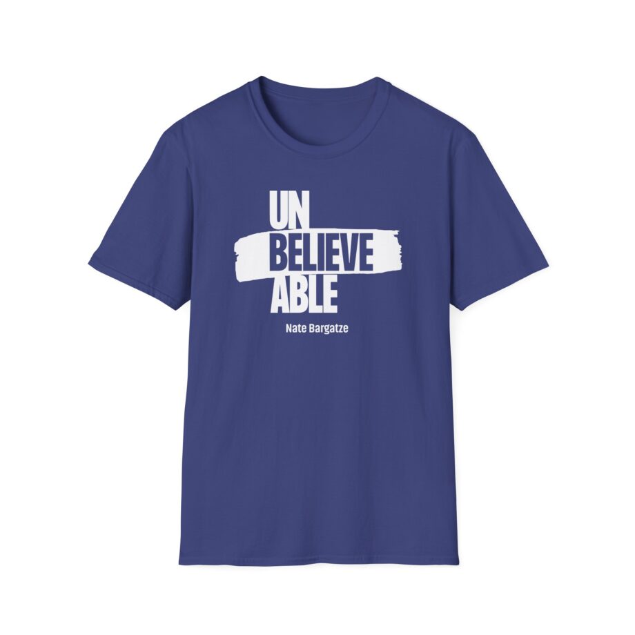 Nate Bargatze - Unbelievable Unisex Softstyle T-Shirt