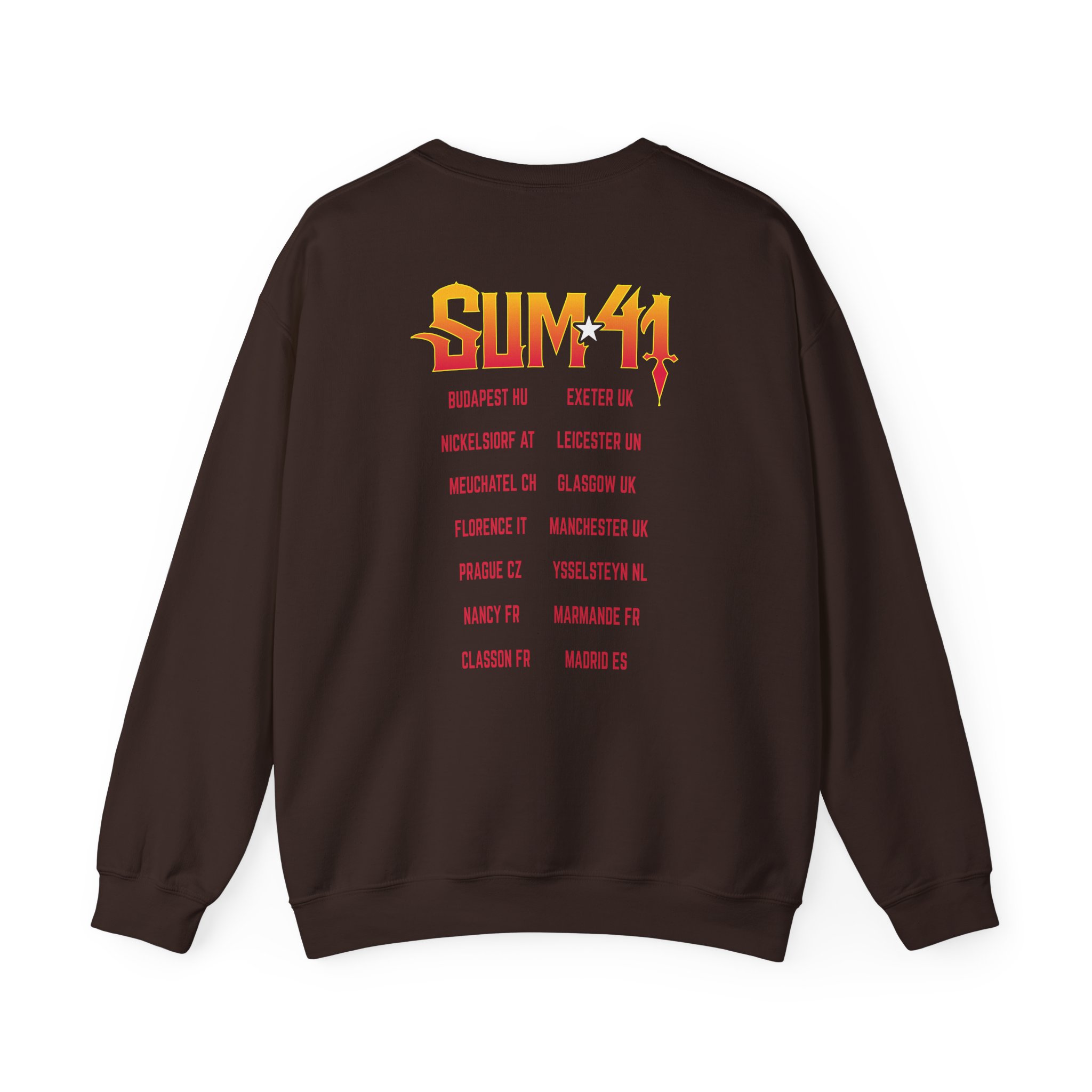 Sum 41 Out for Blood Unisex Heavy Blendâ„¢ Crewneck Sweatshirt