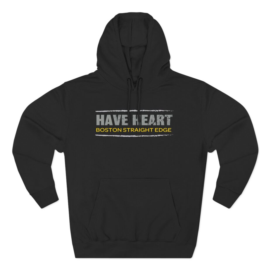 Have Heart Boston Straight Edge Three-Panel Fleece Hoodie