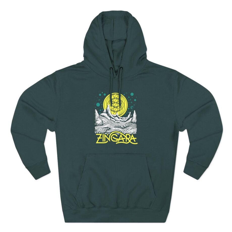 Zingara Moon Eyes Three-Panel Fleece Hoodie