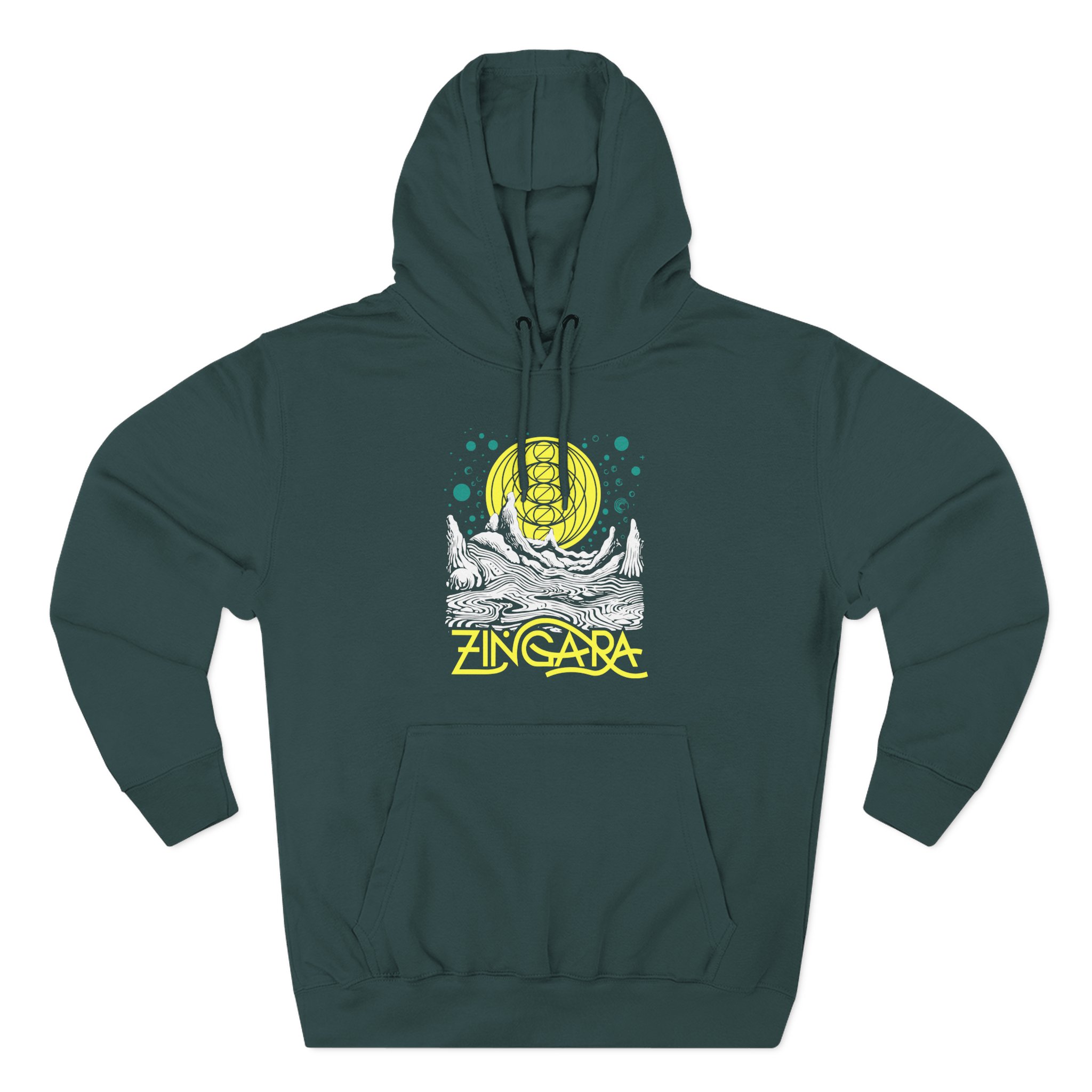 Zingara Moon Eyes Three-Panel Fleece Hoodie