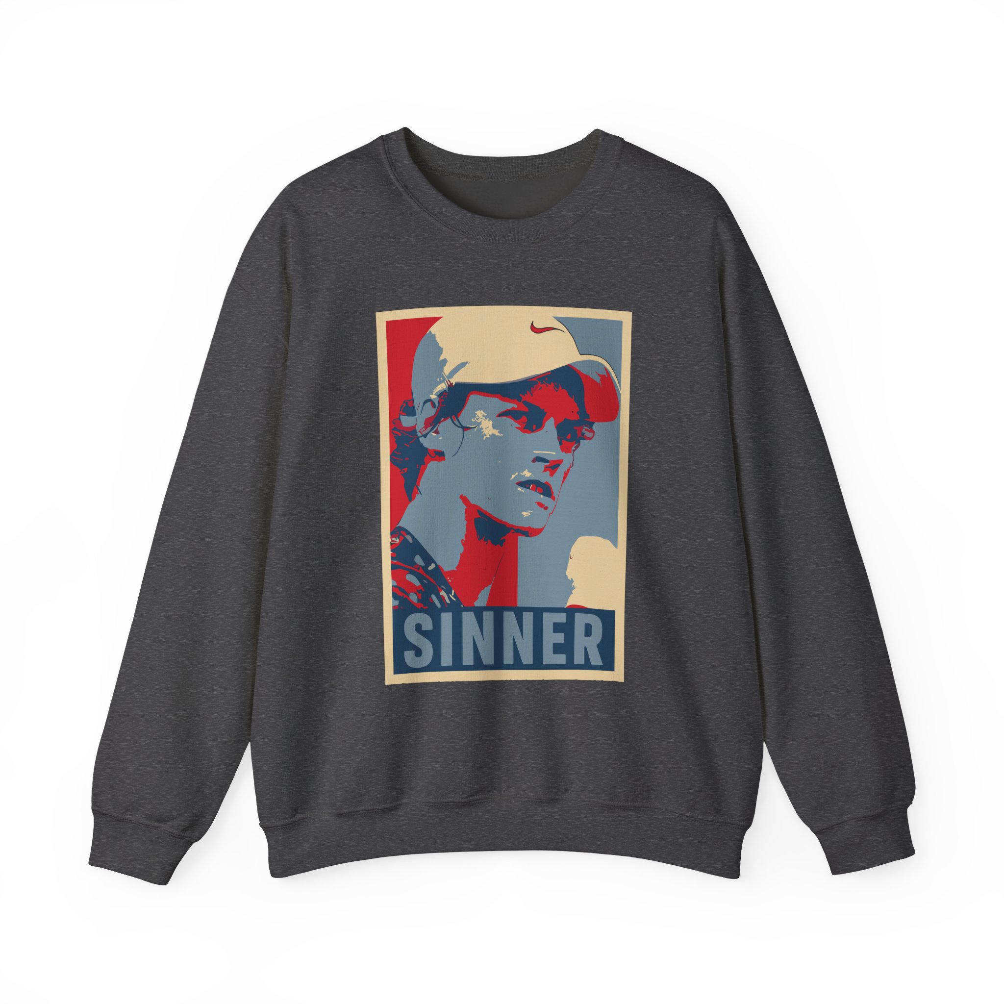 Jannik Sinner Unisex Heavy Blendâ„¢ Crewneck Sweatshirt