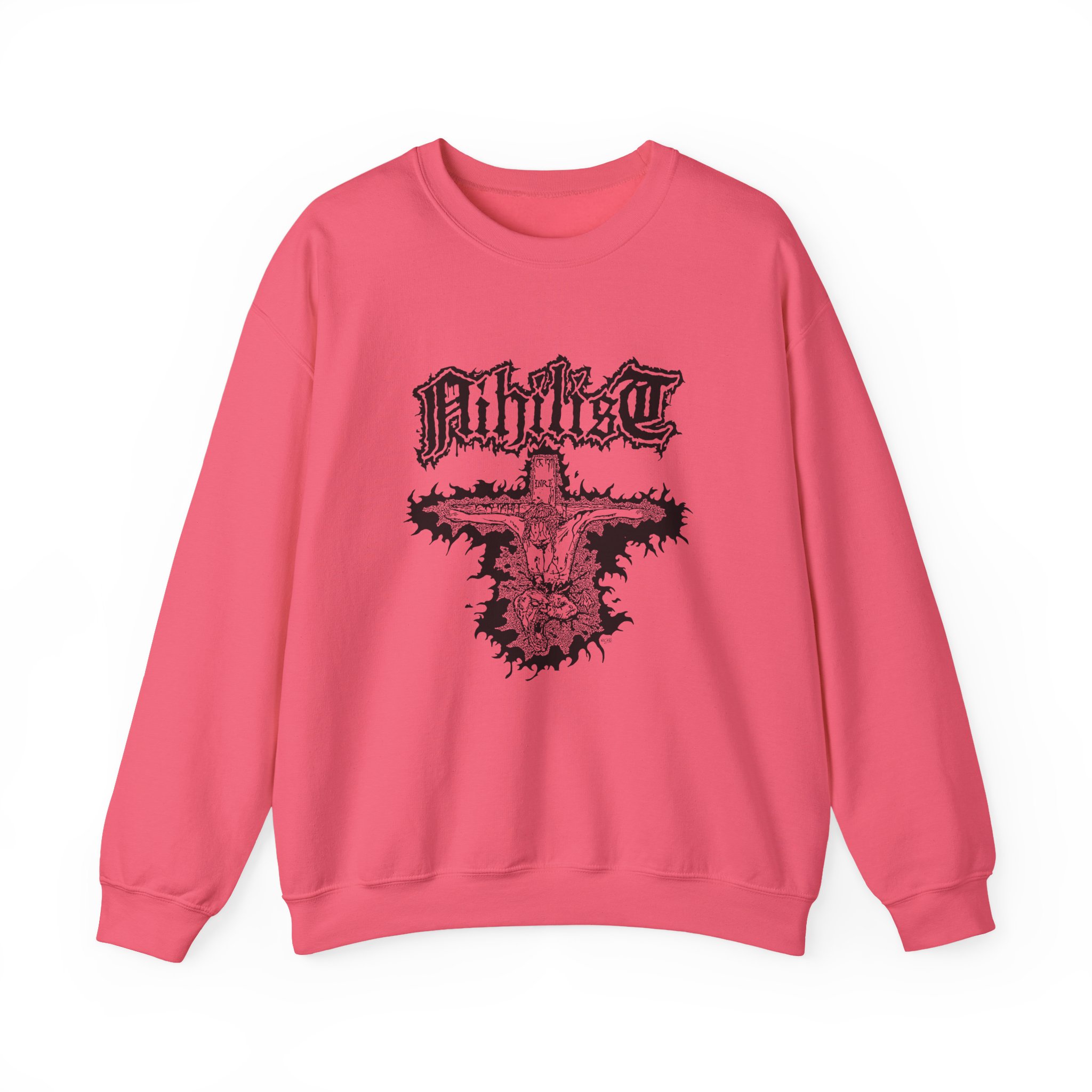 Entombed Nihilist Cross Unisex Heavy Blendâ„¢ Crewneck Sweatshirt