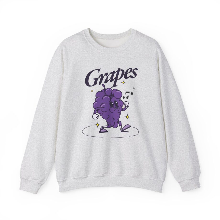 James Marriott Grapes Natural Unisex Heavy Blend™ Crewneck Sweatshirt