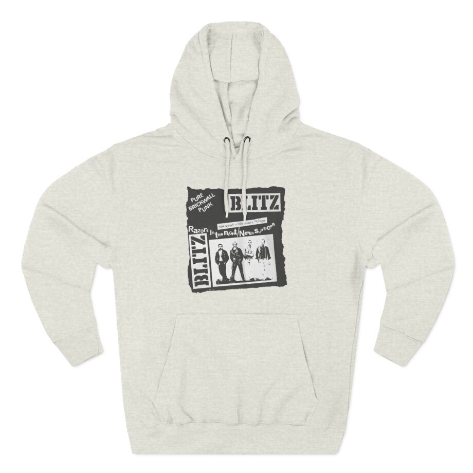 Blitz Pure Brick Wall  Three-Panel Fleece Hoodie