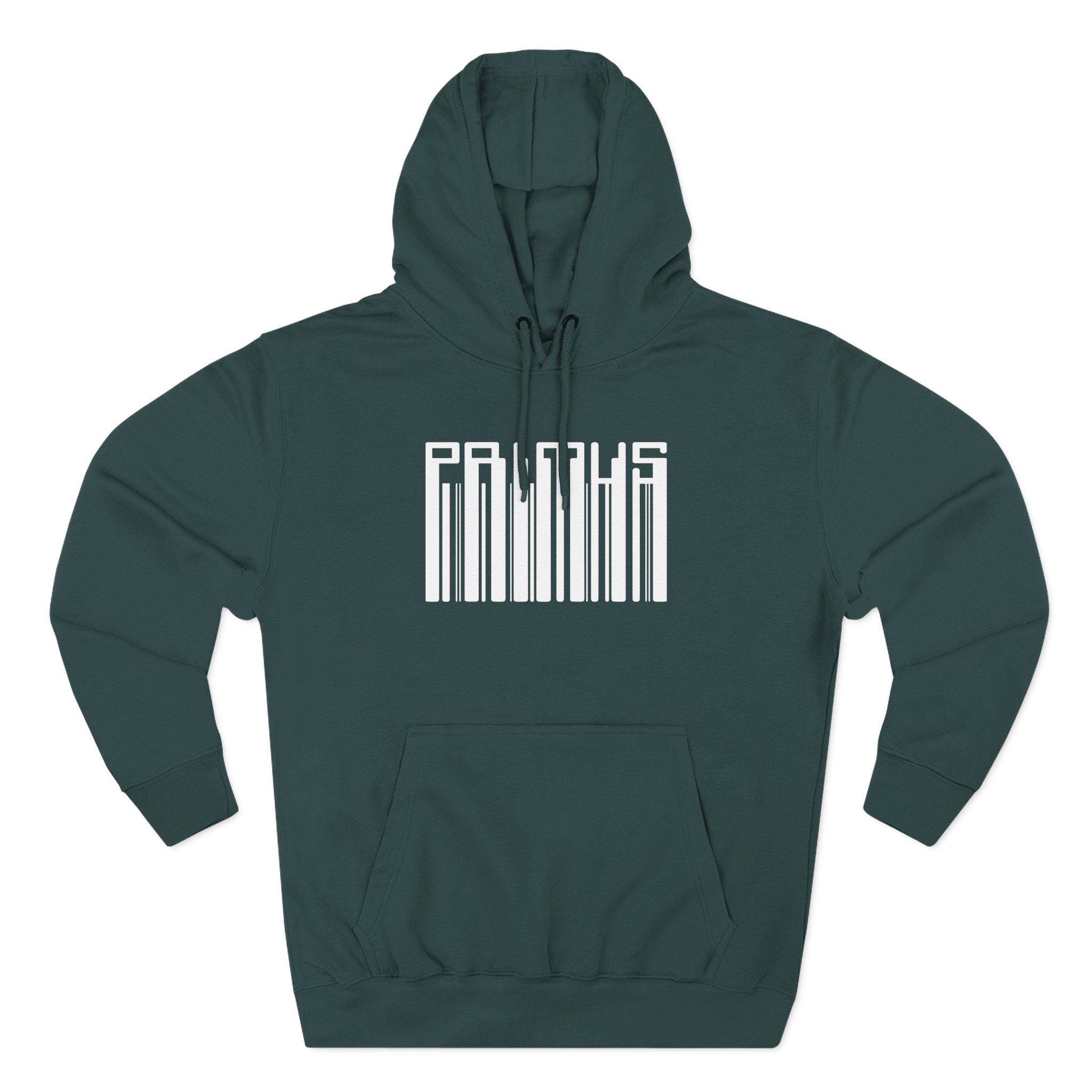 Primus Black Barcode Three-Panel Fleece Hoodie
