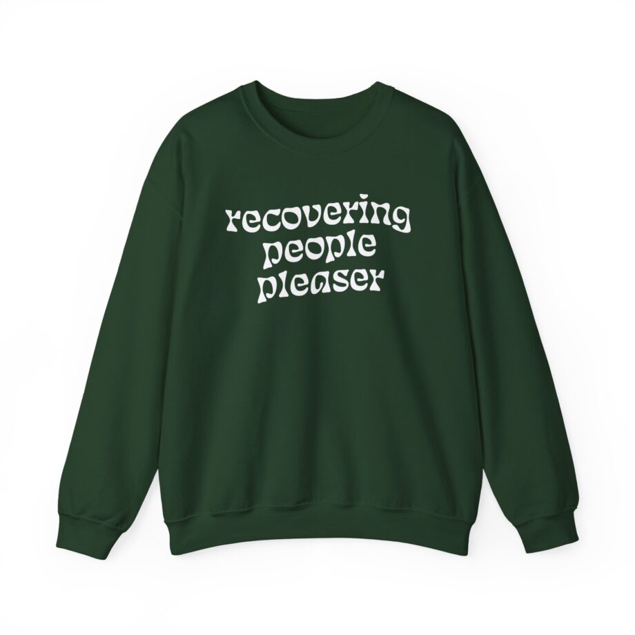 Charlotte Dobre Recovering People Pleaser Unisex Heavy Blend™ Crewneck Sweatshirt