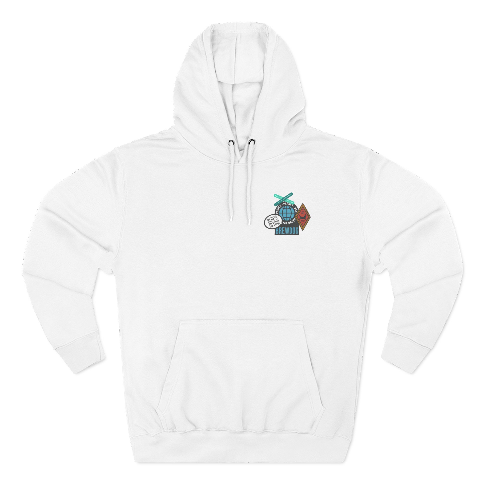 Brewdog Punk Sticker Three-Panel Fleece Hoodie