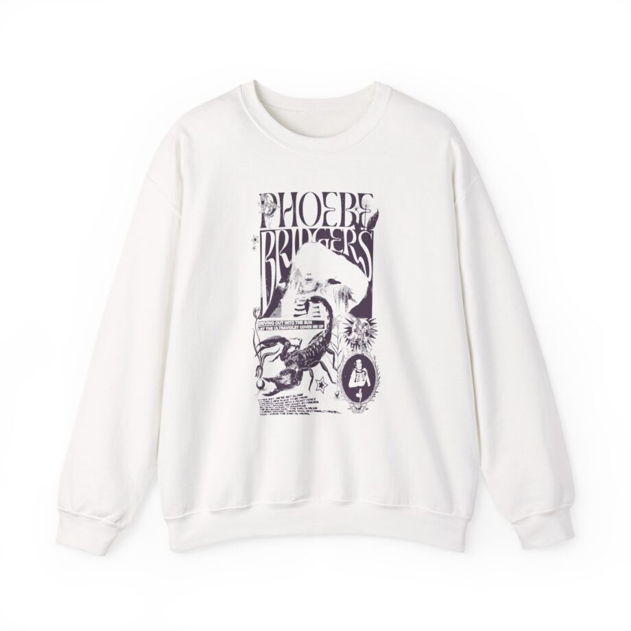Phoebe Bridgers I Know the End Natural Unisex Heavy Blend™ Crewneck Sweatshirt