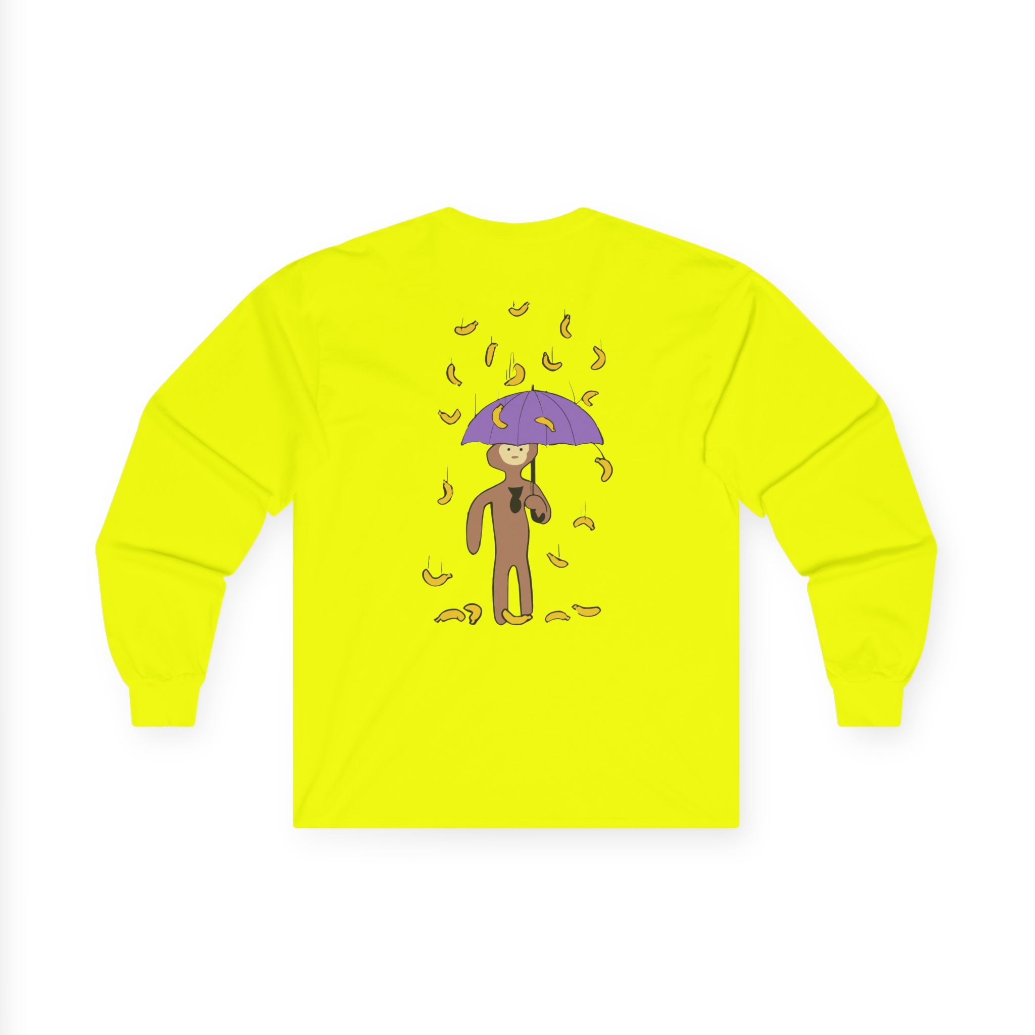 Spoonkid Raining Bananas Unisex Ultra Cotton Long Sleeve Tee