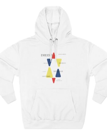 Haim Haimukkah Three-Panel Fleece Hoodie