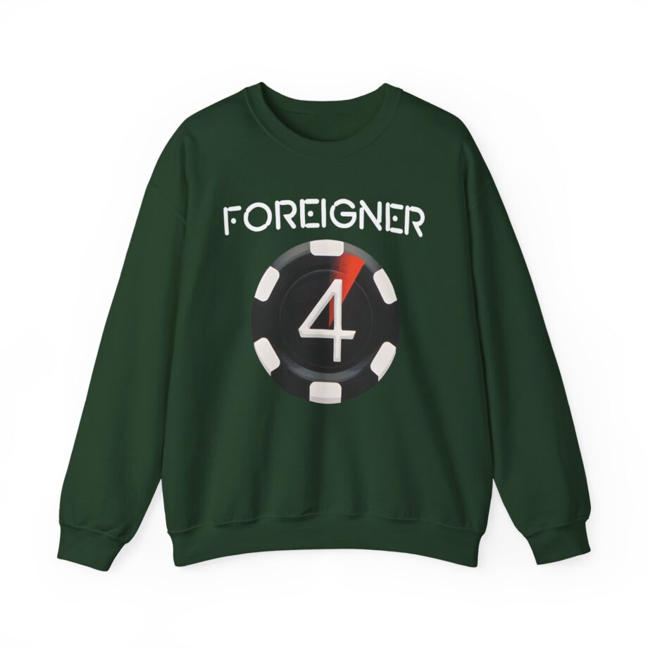 Foreigner 4 Poker Chip Unisex Heavy Blend™ Crewneck Sweatshirt