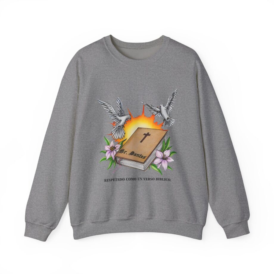 Arcangel Respira Como Un Verso Biblico Unisex Heavy Blend™ Crewneck Sweatshirt