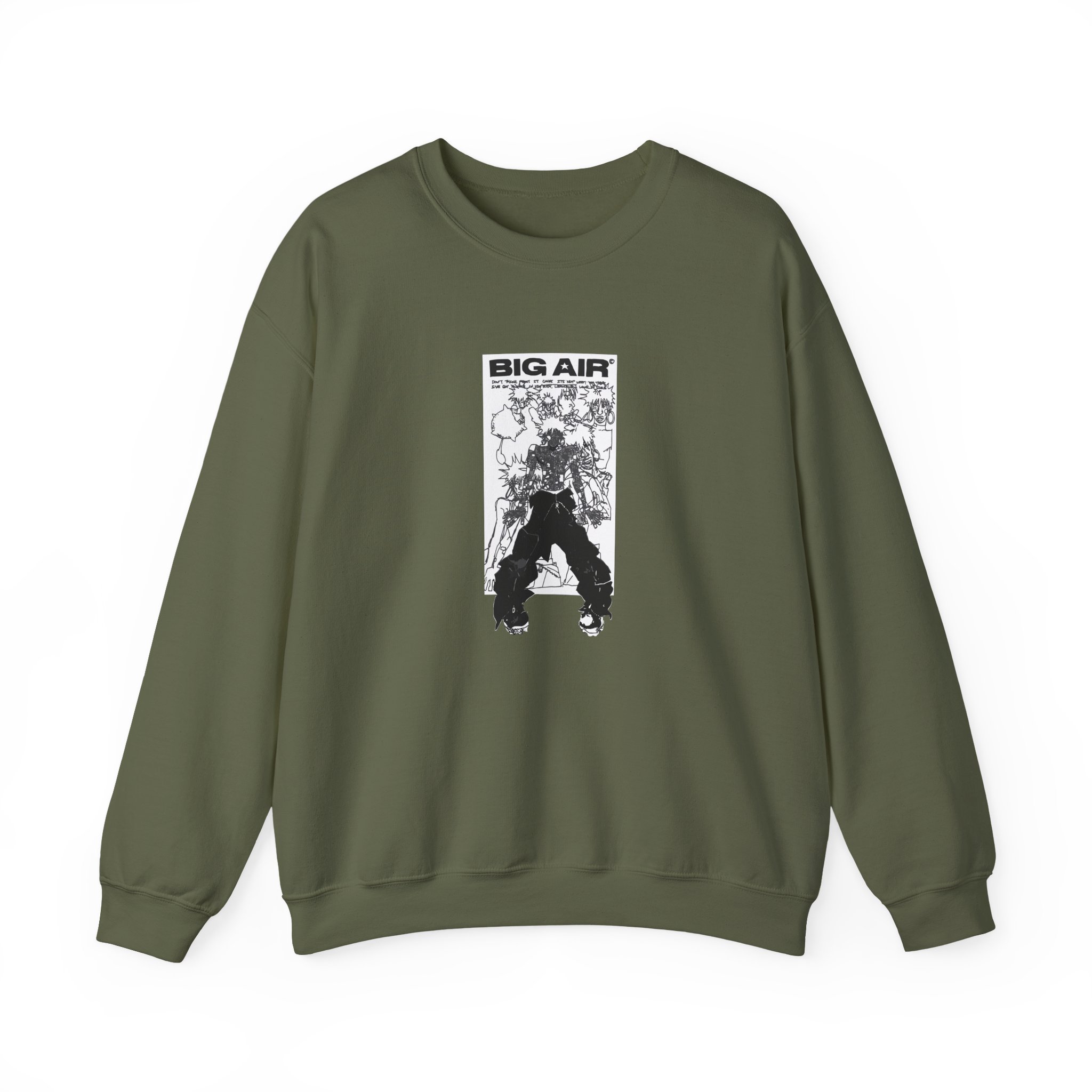 Ecco2k Big Air Unisex Heavy Blendâ„¢ Crewneck Sweatshirt