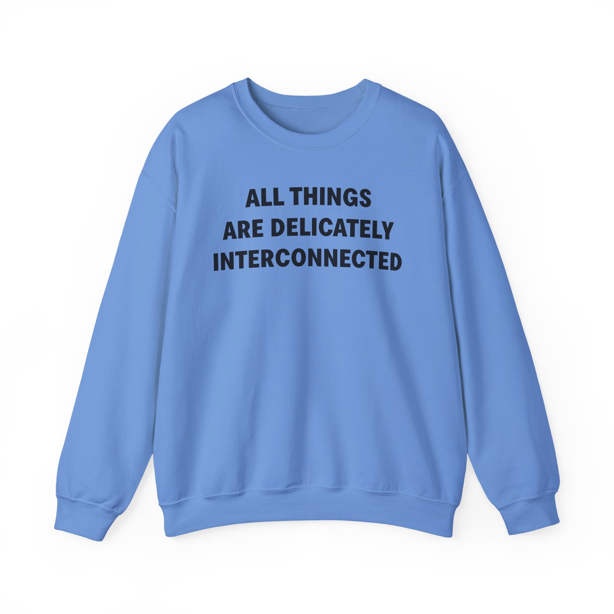 Jenny Holzer All Things Are Delicately Interconnected Unisex Heavy Blendâ„¢ Crewneck Sweatshirt