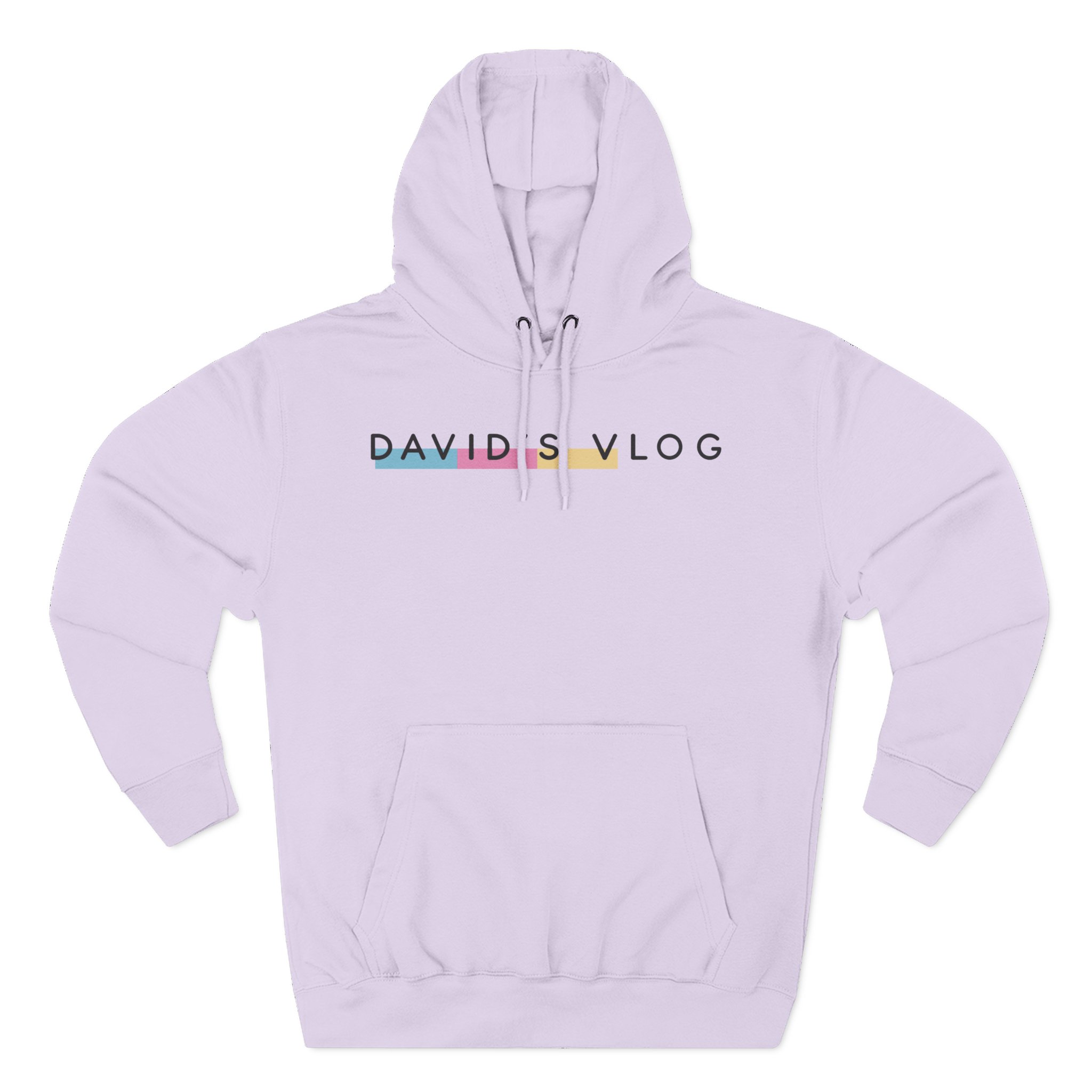 David Dobrik  David's Vlog Three-Panel Fleece Hoodie