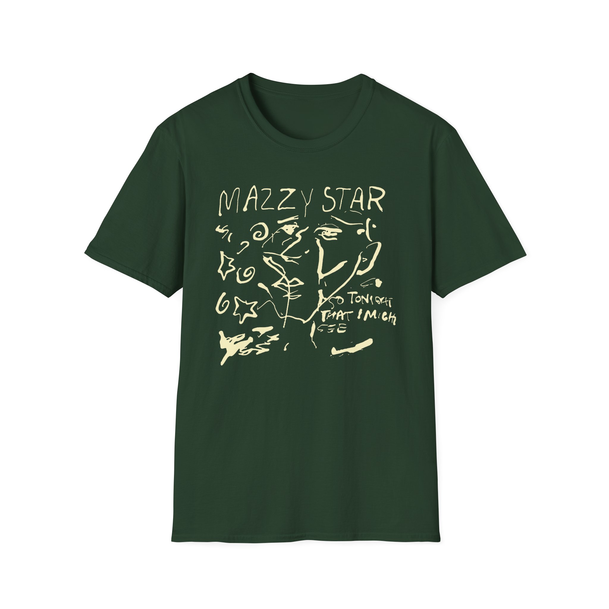Binchtopia Max Wearing Mazzy Star 90s Unisex Softstyle T-Shirt