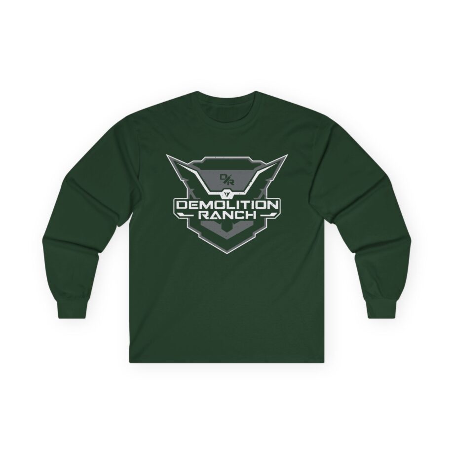 Demolition Ranch Monochrome Shield Unisex Ultra Cotton Long Sleeve Tee