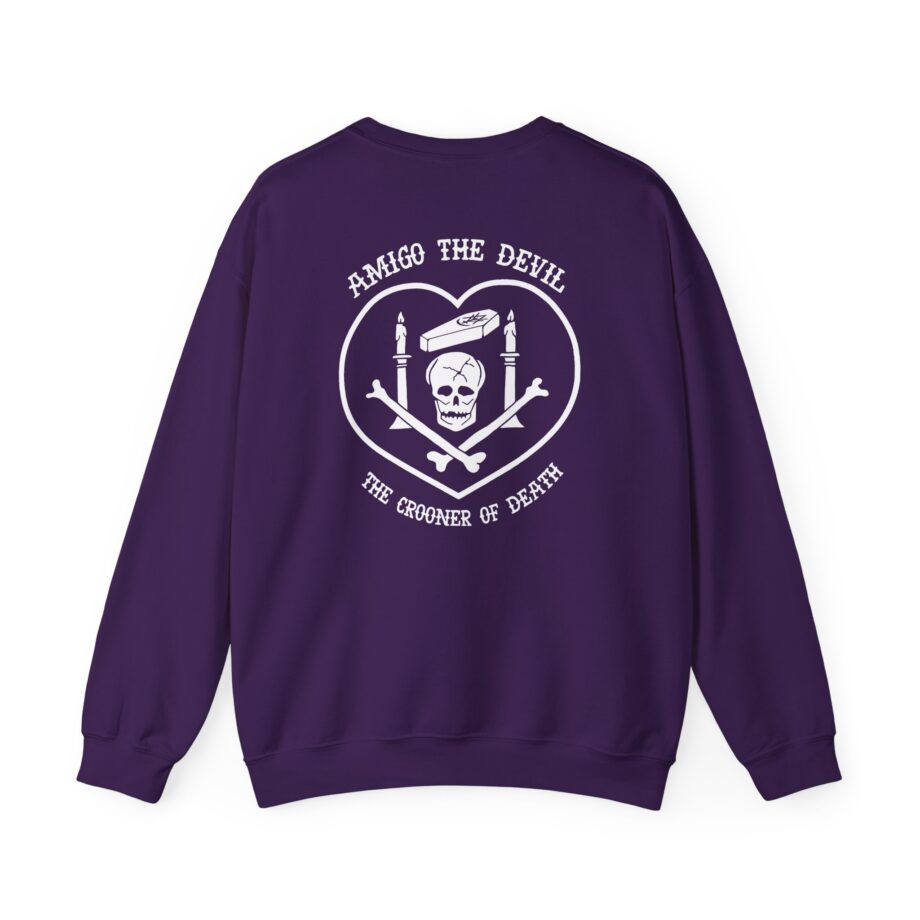 Amigo the Devil Born Against Unisex Heavy Blend™ Crewneck Sweatshirt