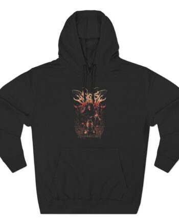 Signs of the Swarm the Witch Beckons Three-Panel Fleece Hoodie