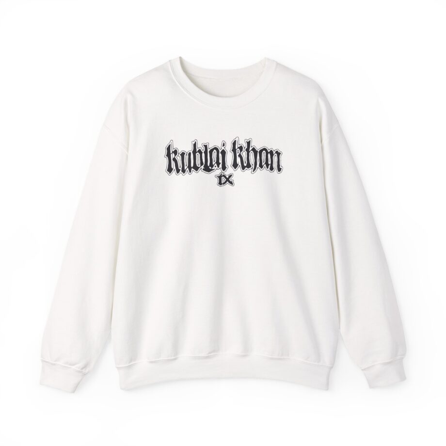 Kublai Khan - Let the Balls Swing Natural Unisex Heavy Blend™ Crewneck Sweatshirt