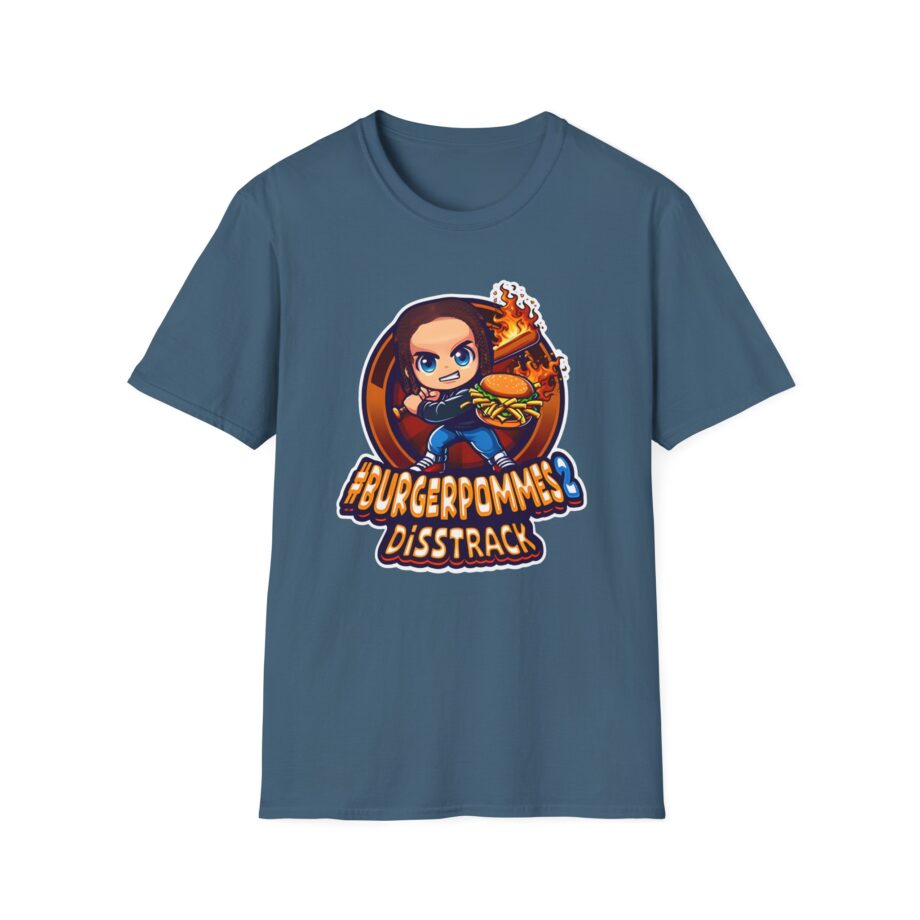 Burger Pommes Unisex Softstyle T-Shirt
