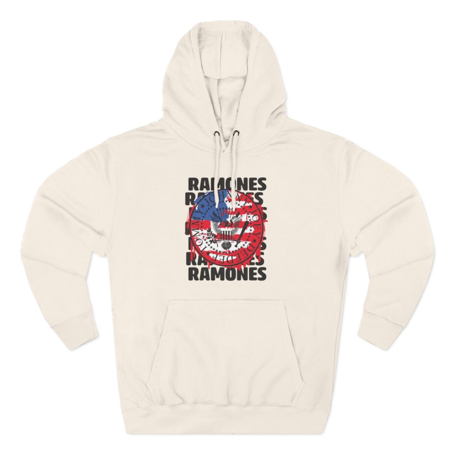 Ramones US Flag Three-Panel Fleece Hoodie