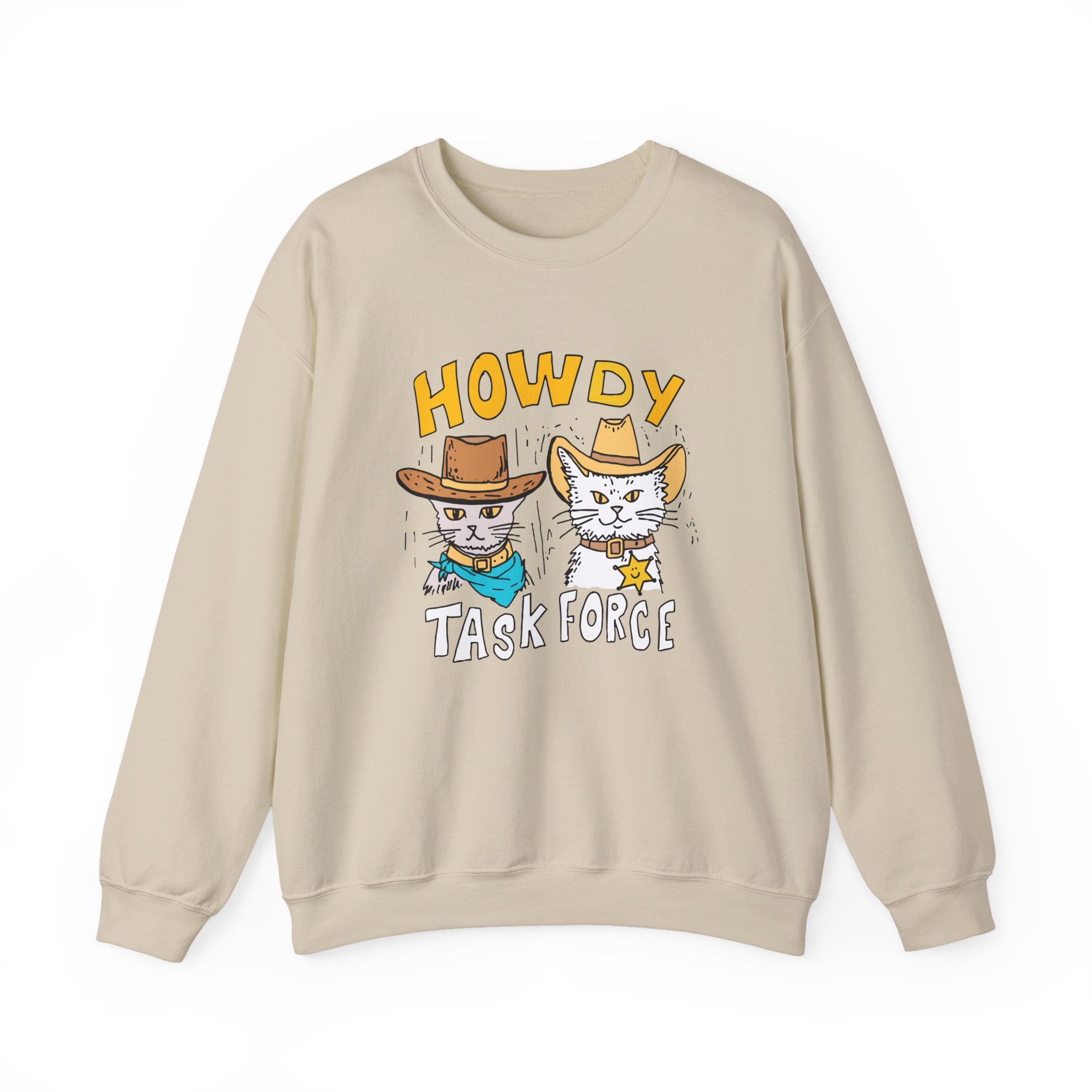 Ryan Trahan Howdy Task Force Unisex Heavy Blendâ„¢ Crewneck Sweatshirt