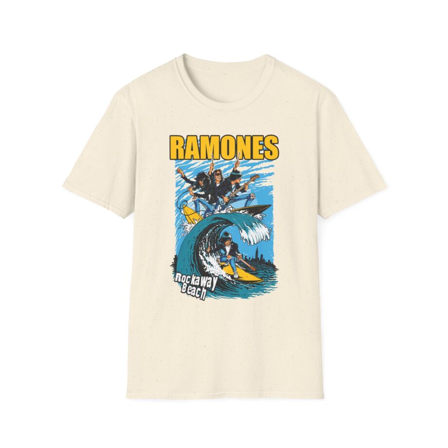 Ramones Rockaway Beach Unisex Softstyle T-Shirt