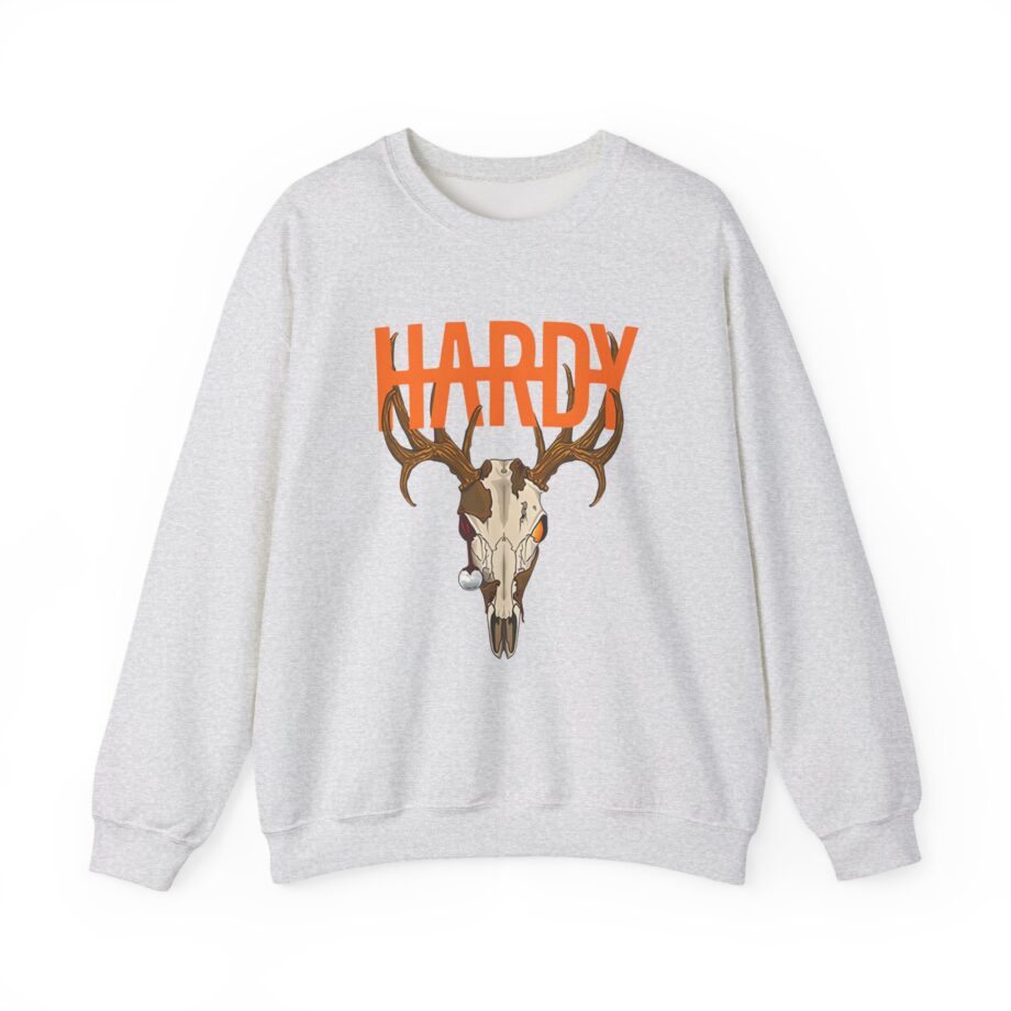 Hardy Deer Skull Unisex Heavy Blend™ Crewneck Sweatshirt