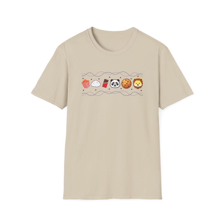 Harlow and Popcorn Emoji Unisex Softstyle T-Shirt