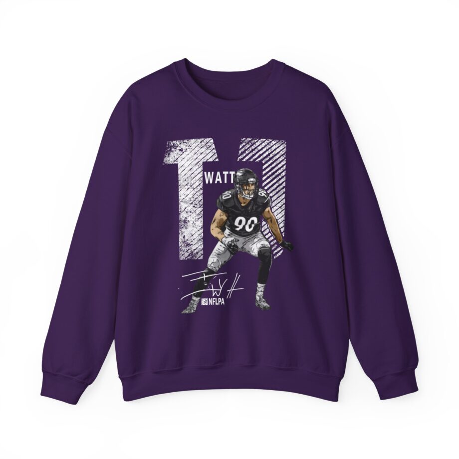 Tj Watt Mega Bold Unisex Heavy Blend™ Crewneck Sweatshirt