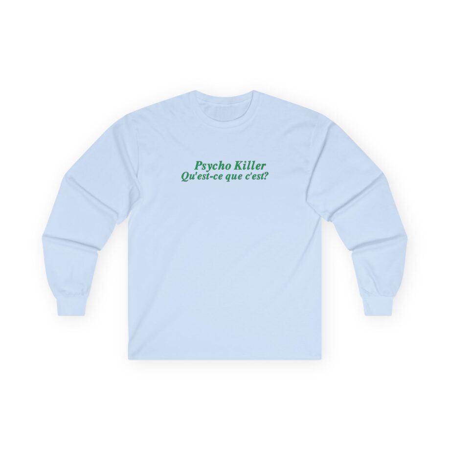 Miley Cyrus Talking Heads X Miley Psycho Killer Unisex Ultra Cotton Long Sleeve Tee