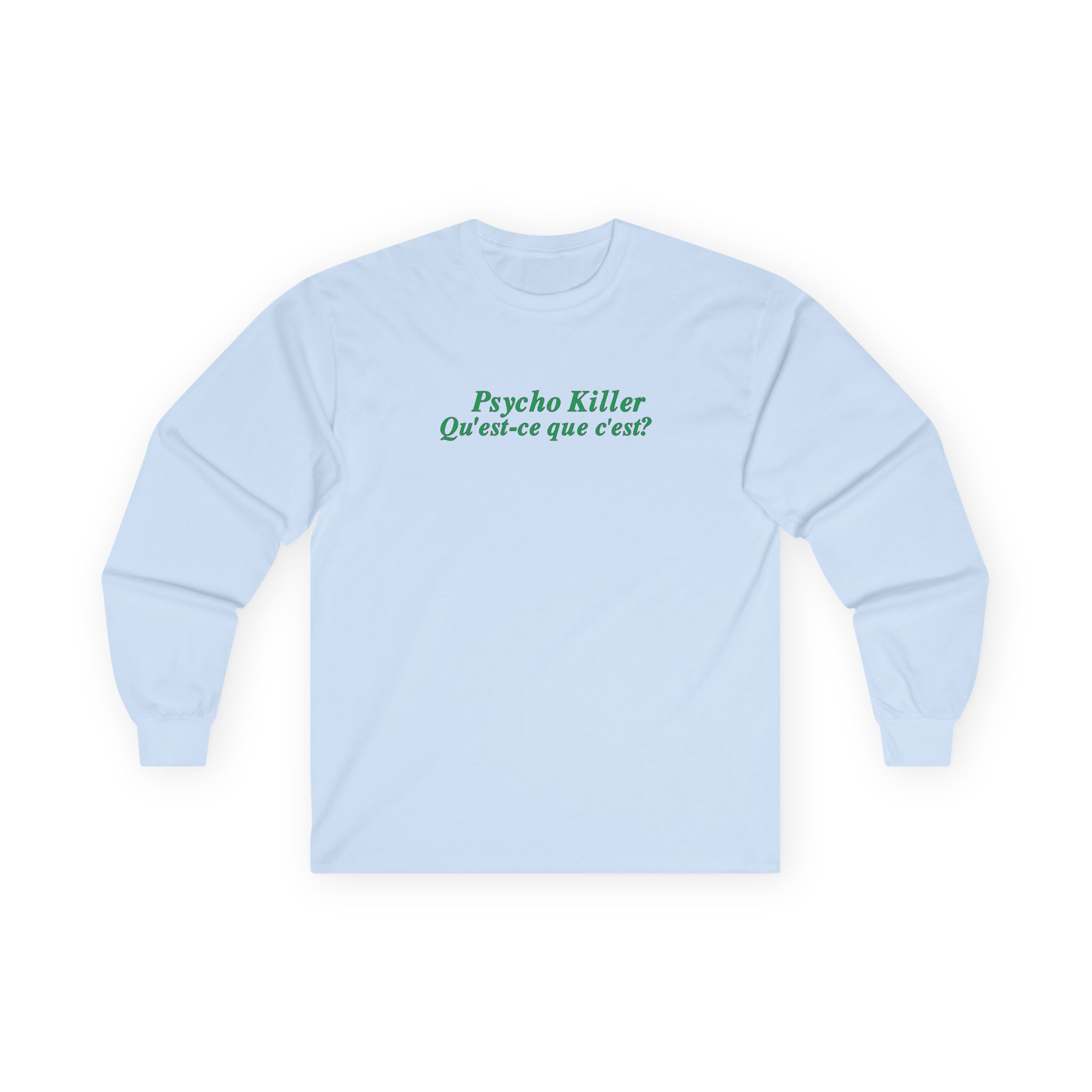 Miley Cyrus Talking Heads X Miley Psycho Killer Unisex Ultra Cotton Long Sleeve Tee
