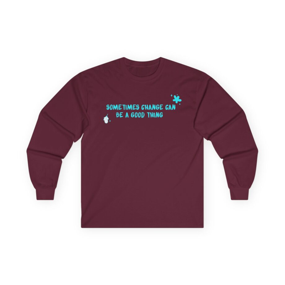 Heartstopper Sometimes Change Can Be a Good Thing Unisex Ultra Cotton Long Sleeve Tee
