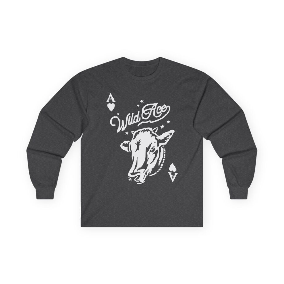 Kallmekris Wild Ace Knit Unisex Ultra Cotton Long Sleeve Tee