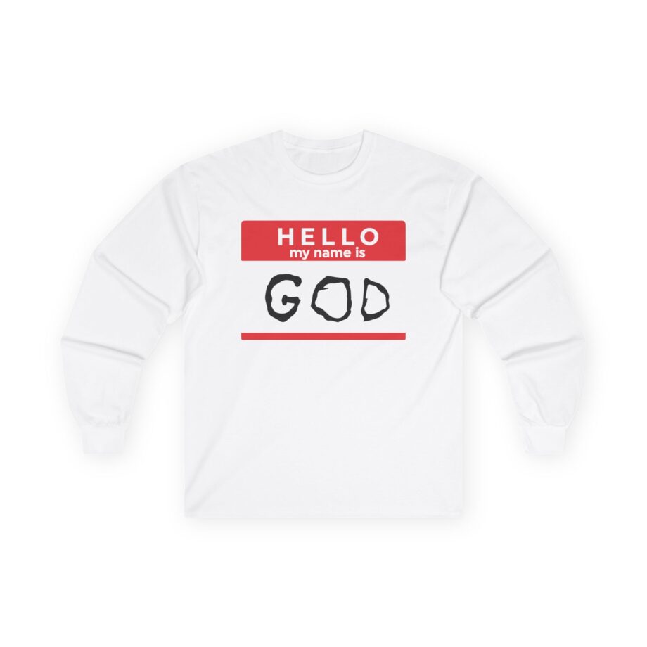 Aphex Twin Hello My Name is God Unisex Ultra Cotton Long Sleeve Tee