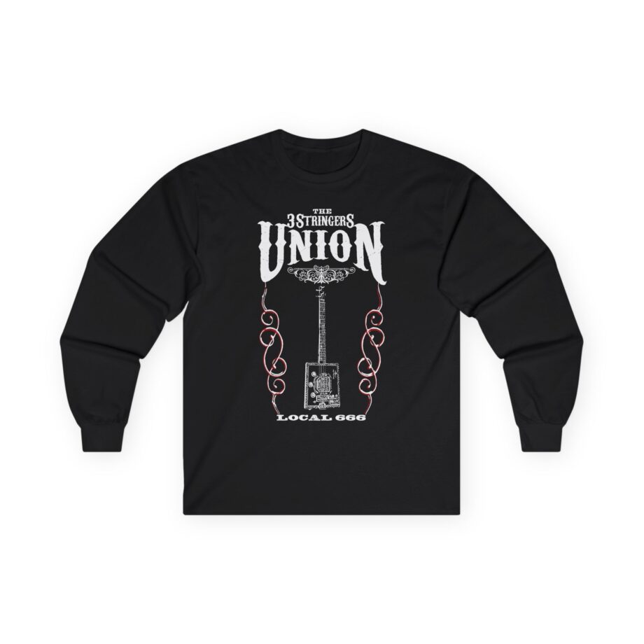 Seasick Steve Cigar Box Guitar 3 Stringers Unisex Ultra Cotton Long Sleeve Tee