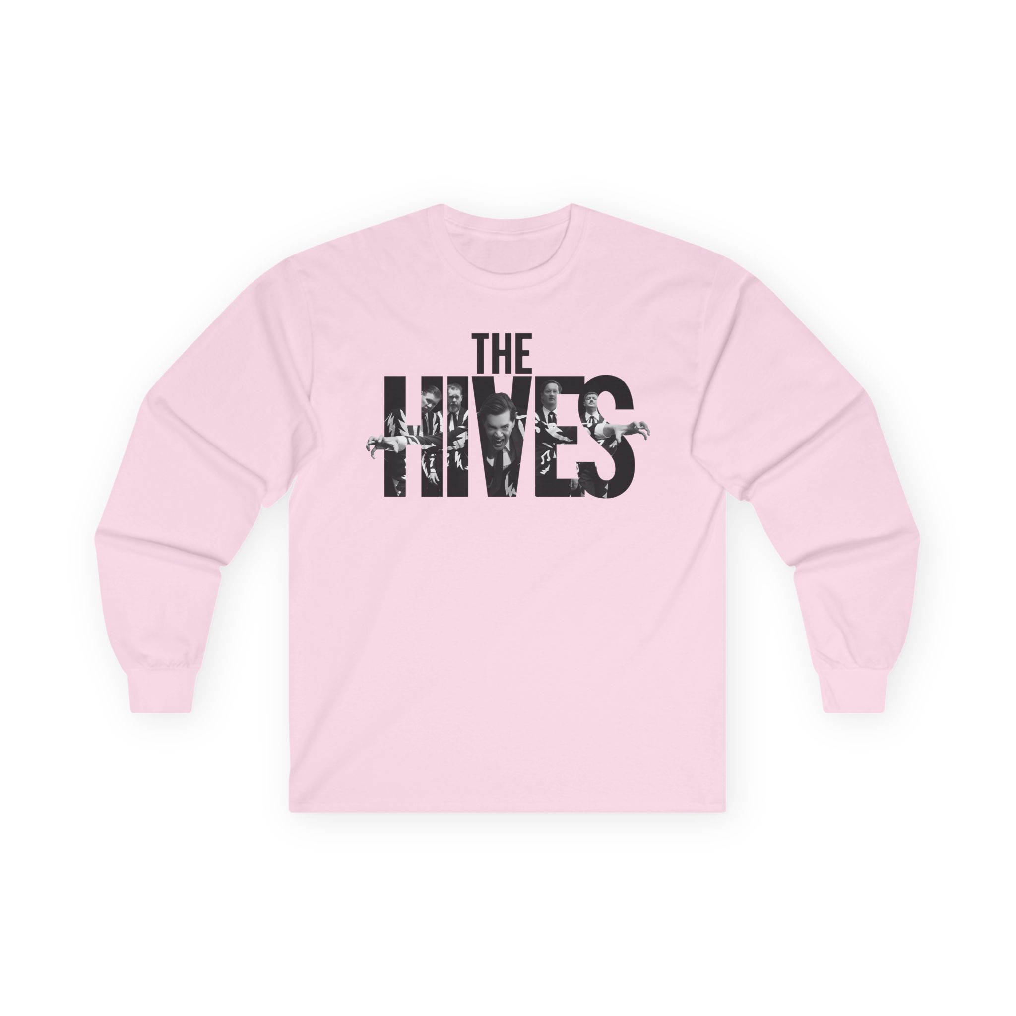 The Hives Logo Photo Infill Unisex Ultra Cotton Long Sleeve Tee